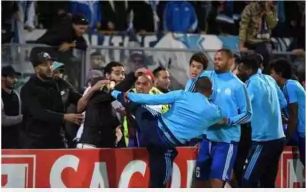 Evra Suspended, Charged By UEFA For Karate Kick (See Photo)